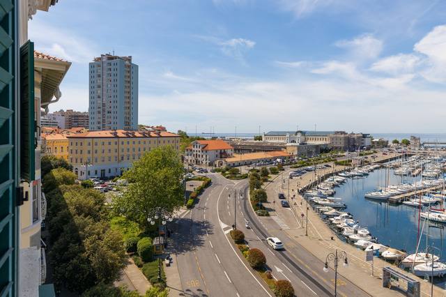 Le Rive e la marina dalla finestra