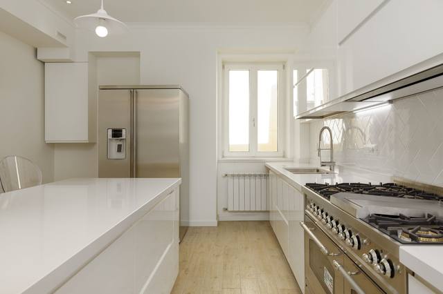 La cucina con isola